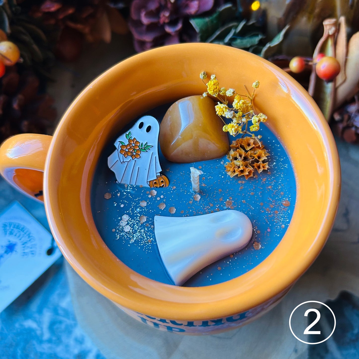 BOUGIE MUG STIRRING UP TROUBLE - Senteur citrouille gourmande