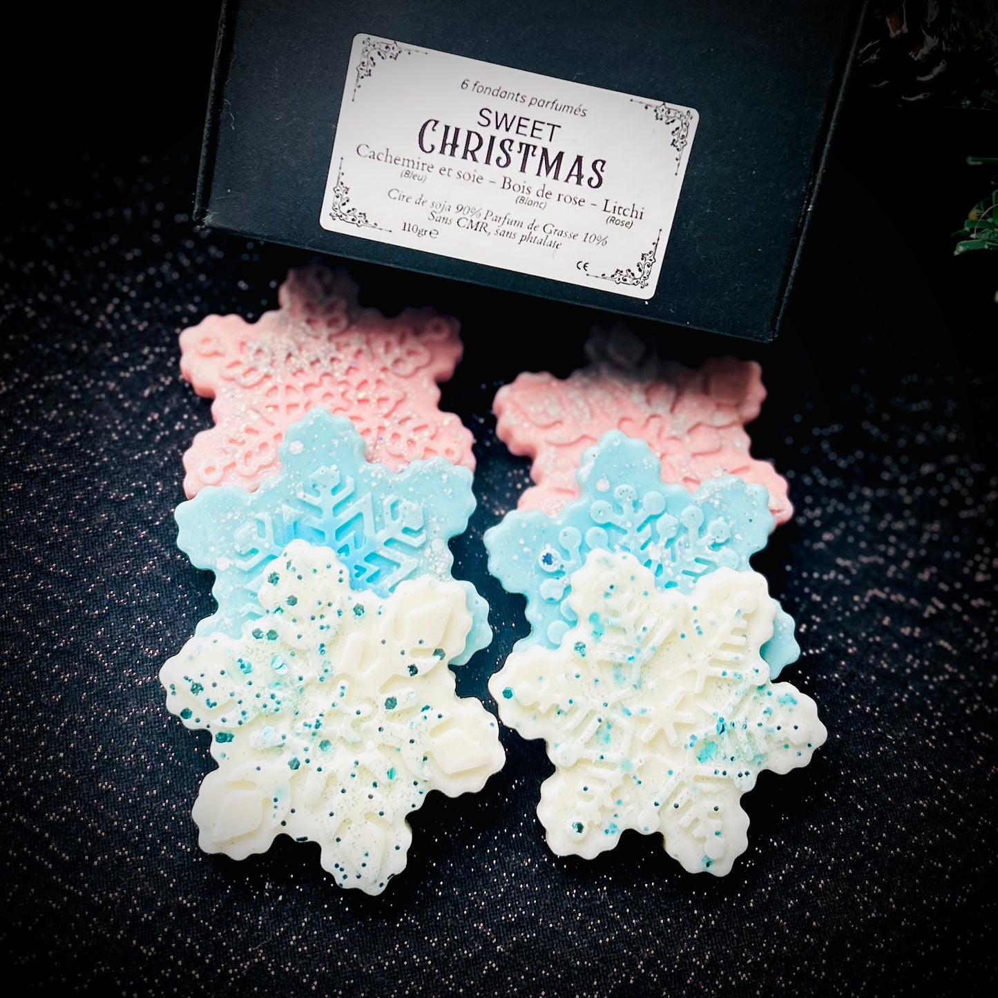 BOITE DE 6 FONDANTS PARFUMES - SWEET CHRISTMAS