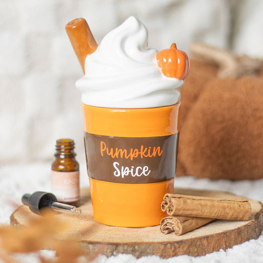BRÛLEUR POUR FONDANTS PARFUMÉS - PUMPKIN SPICE LATTE