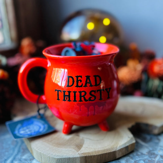 BOUGIE MUG DEAD THIRSTY/HORROR MOVIE - Senteur pop corn